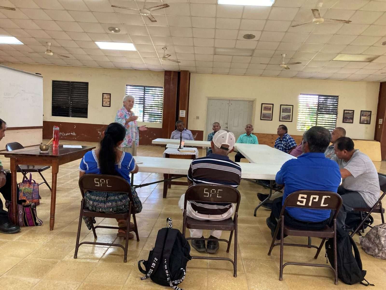Sharon Gray, SCN, in Belize.